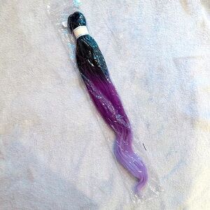[ 3 FOR $20 ] 28” OMBRE PURPLE & BLACK HAIR EXTENSIONS